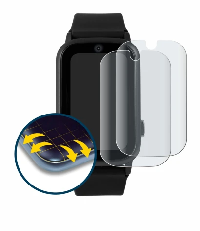 Image of the device One2Track Connect UP with a wide variety of screen protectors.