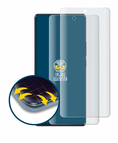 Image of the device ZTE Blade V50 5G with a wide variety of screen protectors.