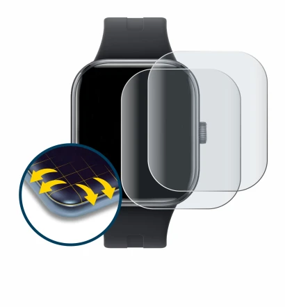 Image of the device Xiaomi Redmi Watch 5 with a wide variety of screen protectors.