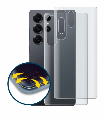 Image of the device Samsung Galaxy S25 Ultra (Back) with a wide variety of screen protectors.