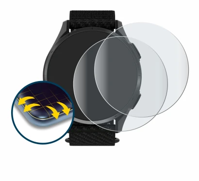 Image of the device Garmin Approach S50 with a wide variety of screen protectors.