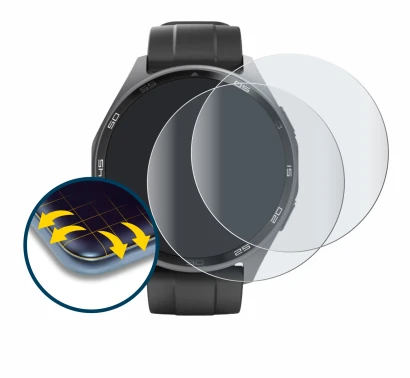 Image of the device Hama Smartwatch 7010 with a wide variety of screen protectors.