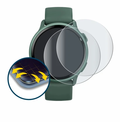 Image of the device Garmin vivoactive 6 with a wide variety of screen protectors.