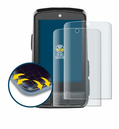 Image of the device Wahoo Elemnt Bolt 3 with a wide variety of screen protectors.