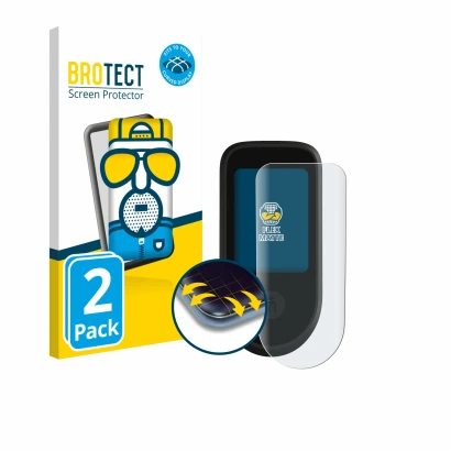 Front side of a product packaging with the brand logo BROTECT. Next to it is the device Segway Ninebot Max G3 D shown with the