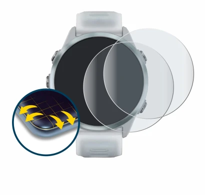 Image of the device Garmin Forerunner 570 (42 mm) with a wide variety of screen protectors.