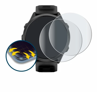 Image of the device Garmin Forerunner 570 (47 mm) with a wide variety of screen protectors.