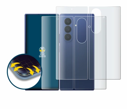 Image of the device Samsung Galaxy Z Fold 7 (Front+Back) with a wide variety of screen protectors.