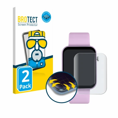 Front side of a product packaging with the brand logo BROTECT. Next to it is the device Tikkers Series 13 shown with the corre