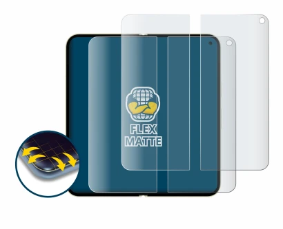Image of the device Google Pixel 10 Pro Fold (Inner display) with a wide variety of screen protectors.