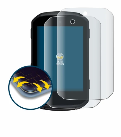 Image of the device Garmin Edge 850 with a wide variety of screen protectors.