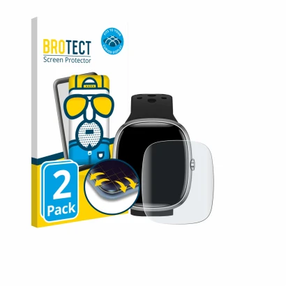 Front side of a product packaging with the brand logo BROTECT. Next to it is the device JoJoego G61 shown with the correspondi