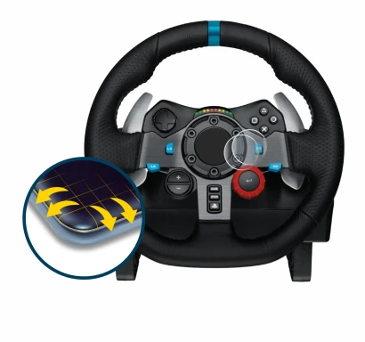 Image of the device Logitech G29 Driving Force Gaming Racing Wheel with a wide variety of screen protectors.