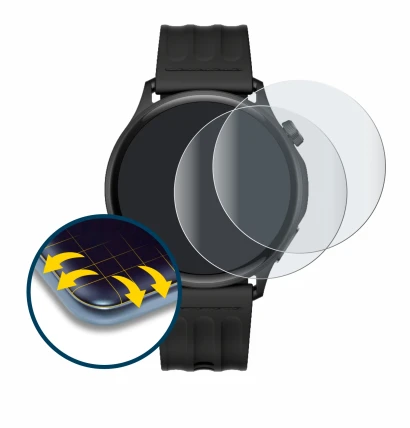 Image of the device OnePlus Watch Lite with a wide variety of screen protectors.