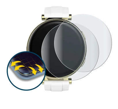 Image of the device Hama Smartwatch 7000 with a wide variety of screen protectors.