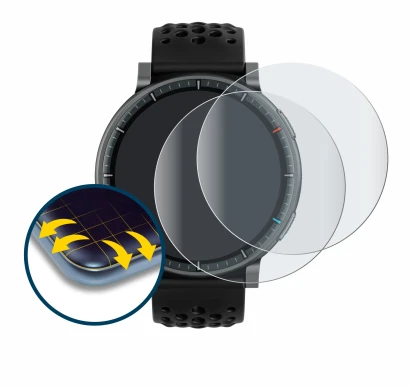 Image of the device Amazfit Active Max with a wide variety of screen protectors.