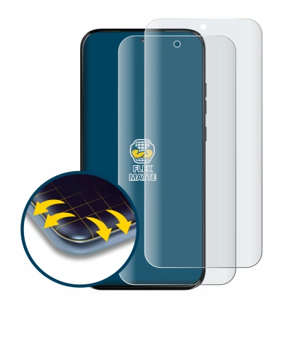 Image of the device Motorola Moto G77 with a wide variety of screen protectors.