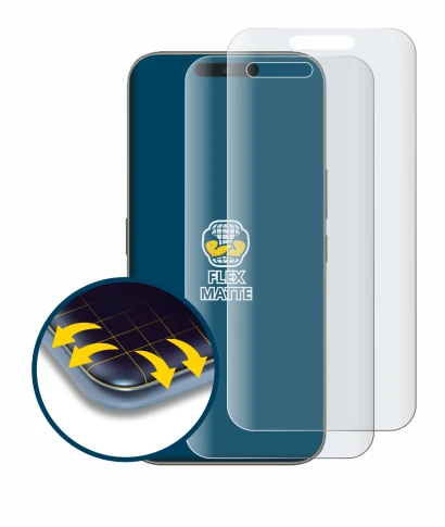 Image of the device Tecno Camon 50 Ultra with a wide variety of screen protectors.
