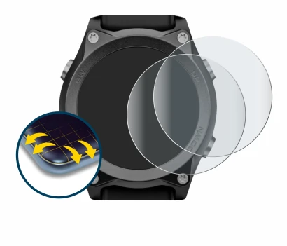 Image of the device Mares Sirius with a wide variety of screen protectors.