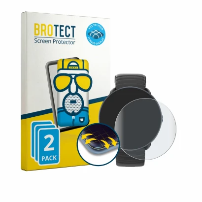 Front side of a product packaging with the brand logo BROTECT. Next to it is the device Parsonver PSSW9 shown with the corresp