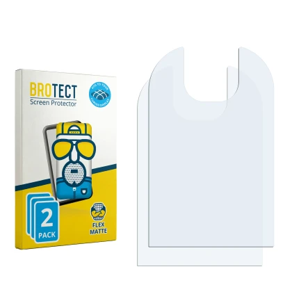 Front side of a product packaging with the brand logo BROTECT. Next to it is the corresponding screen protector.