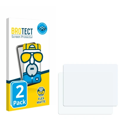 Front side of a product packaging with the brand logo BROTECT. Next to it is the corresponding screen protector.