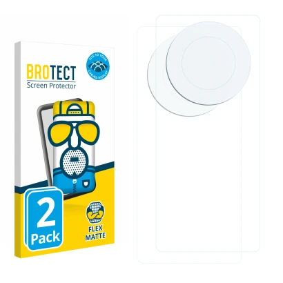 Front side of a product packaging with the brand logo BROTECT. Next to it is the corresponding screen protector.