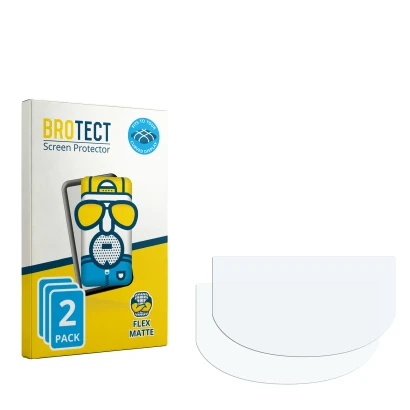 Front side of a product packaging with the brand logo BROTECT. Next to it is the corresponding screen protector.