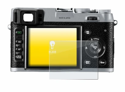 Image of the device Fujifilm FinePix X100 with a wide variety of screen protectors.