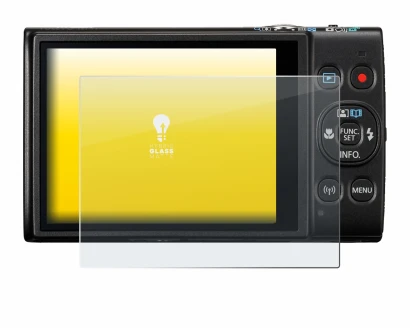 Image of the device Canon Digital Ixus 285 hs with a wide variety of screen protectors.