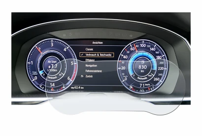 Image of the device Volkswagen Tiguan 2017 Active Info Cockpit 12.3" with a wide variety of screen protectors.