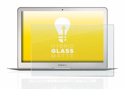 Image of the device Apple MacBook Air 13" (Early 2015) with a wide variety of screen protectors.