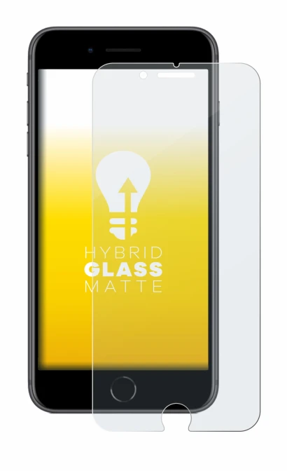 Image of the device Apple iPhone 8 Plus with a wide variety of screen protectors.