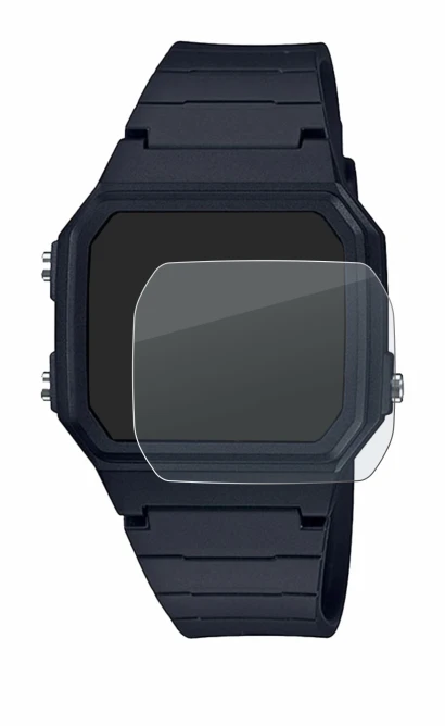 Image of the device Casio Unisex F-91W with a wide variety of screen protectors.