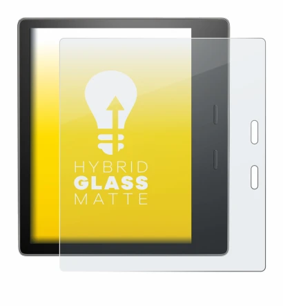 Image of the device Amazon Kindle Oasis 2019 (10th Gen.) with a wide variety of screen protectors.
