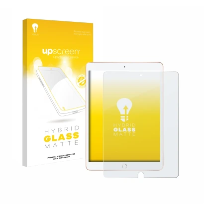 Front side of a product packaging with the brand logo upscreen. Next to it is the device Apple iPad 10.2" WiFi 2019 (7th Gen.)