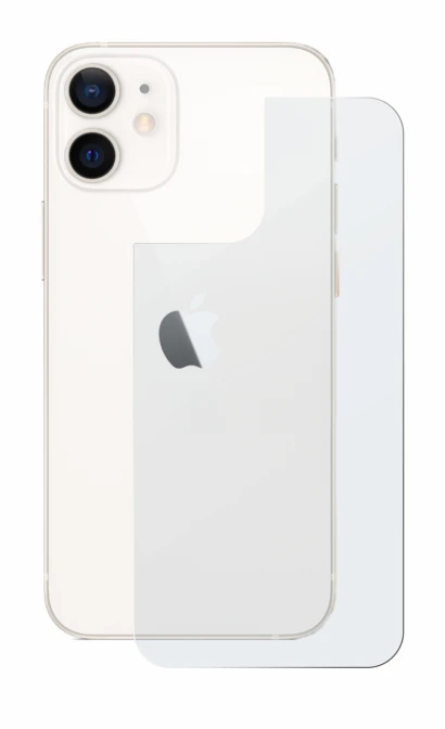 Image of the device Apple iPhone 12 mini (Back) with a wide variety of screen protectors.