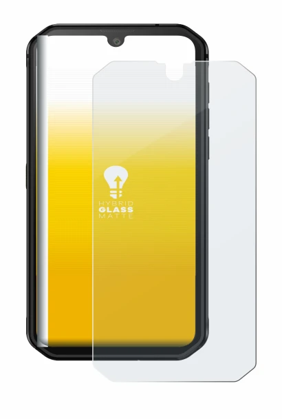 Image of the device Blackview BV9900E with a wide variety of screen protectors.