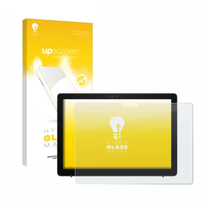 Front side of a product packaging with the brand logo upscreen. Next to it is the device Dell Latitude 7210 2-in-1 shown with 