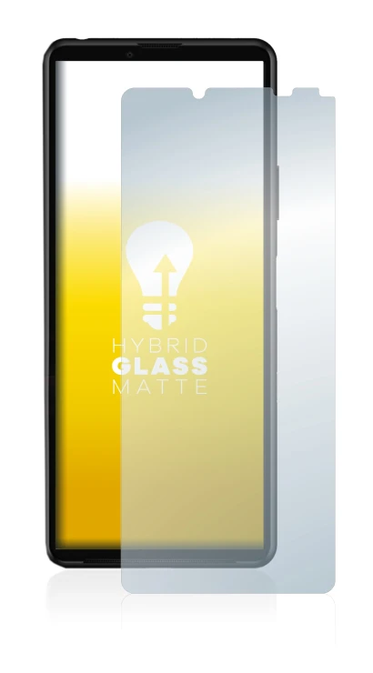 Image of the device Sony Xperia 10 III with a wide variety of screen protectors.