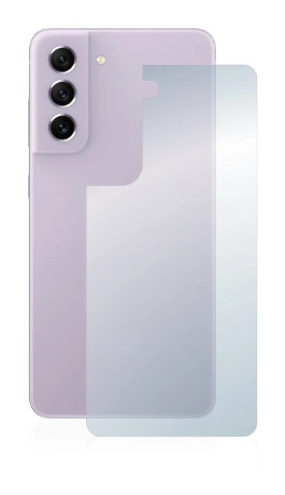 Image of the device Samsung Galaxy S21 FE 5G (Back) with a wide variety of screen protectors.