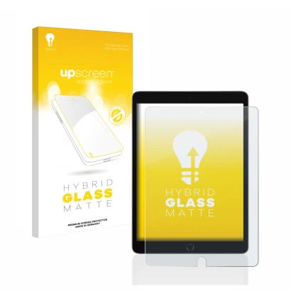 Front side of a product packaging with the brand logo upscreen. Next to it is the device Apple iPad 10.2" WiFi 2021 (9th Gen.)