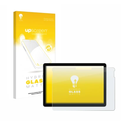 Front side of a product packaging with the brand logo upscreen. Next to it is the device Microsoft Surface Go 3 shown with the