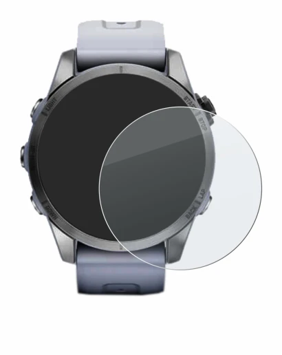 Image of the device Garmin Fenix 7S (42 mm) with a wide variety of screen protectors.