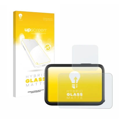 Front side of a product packaging with the brand logo upscreen. Next to it is the device GoPro Hero 11 Black shown with the co