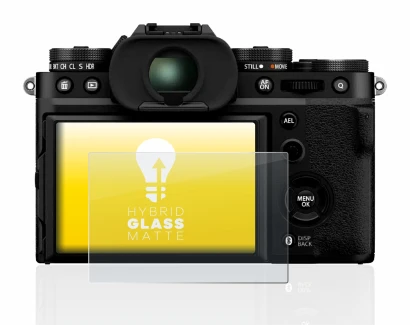 Image of the device Fujifilm X-T5 with a wide variety of screen protectors.