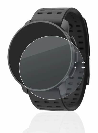 Image of the device Suunto 9 Peak Pro with a wide variety of screen protectors.