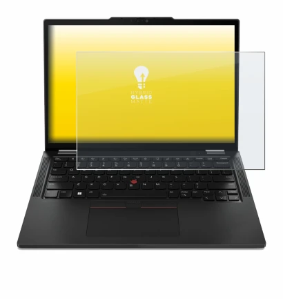 Image of the device Lenovo ThinkPad X13 Gen 4 with a wide variety of screen protectors.
