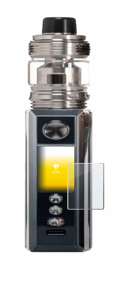 Image of the device Voopoo Drag M100S with a wide variety of screen protectors.