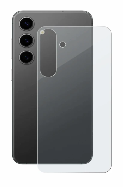 Image of the device Samsung Galaxy S24 Plus (Back) with a wide variety of screen protectors.